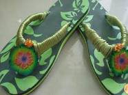 sandalias decoradas.