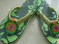 sandalias decoradas.